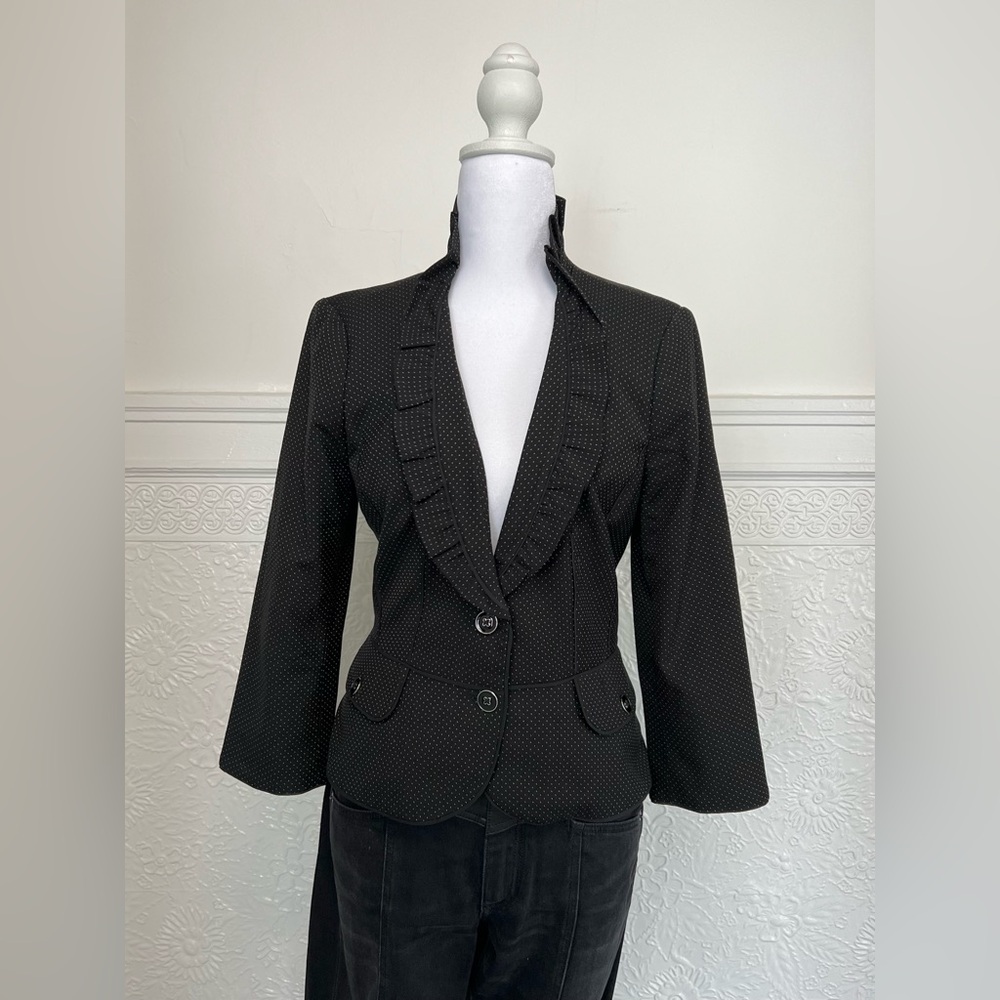 White House Black Market Polka Dot Blazer